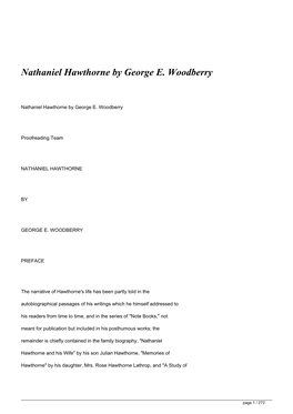 Download Nathaniel Hawthorne