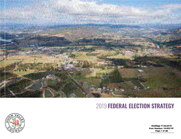 2019 Federal Election Strategy Overview 3