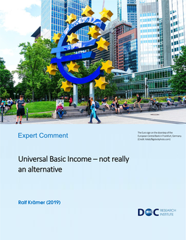 Universal Basic Income – Not Really an Alternative
