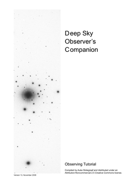Deep Sky Observer's Companion