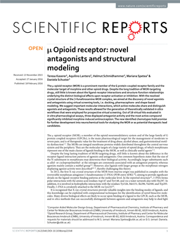 Μ Opioid Receptor