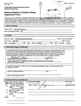 National Register of Historic Places Registration Form