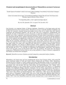 Postharvest Changes in Weight Loss and Quality of Cactus Pear Fruit Undergoing Reproductive Bud Thinning