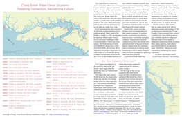 Coast Salish Tribal Canoe Journeys: Routes of Modern Tribal Canoe Journeys