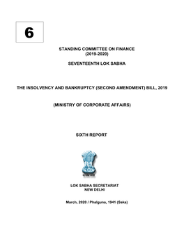 Standing Committee on Finance (2019-2020)