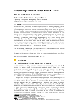 Hyperorthogonal Well-Folded Hilbert Curves