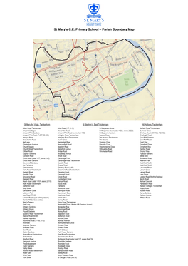 Parish Boundary Map