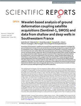 (Sentinel-1, SMOS) and Data from Shallow and Deep W