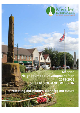 Meriden Neighbourhood Development Plan 2018-2033 REFERENDUM SUBMISSION