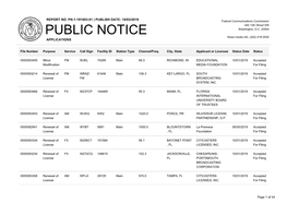 Public Notice >> Licensing and Management System Admin >>