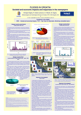 FLOODS in CROATIA Societal and Economic Impacts and Responses in the Newspapers