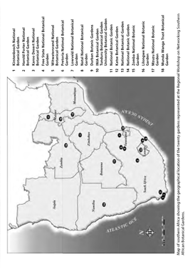 2 Action Plan for Southern African Botanical Gardens Other Publications in This Series