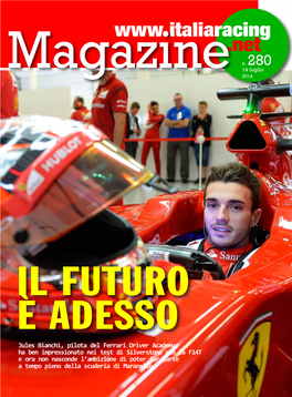Jules Bianchi, Pilota Del Ferrari Driver a Cademy, Ha Ben Impressionato