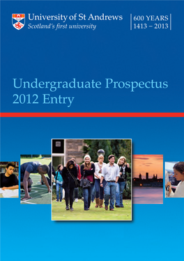 Undergraduate Prospectus 2012 Entry Spectus