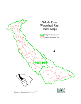 Saluda River Watershed Unit Index Maps