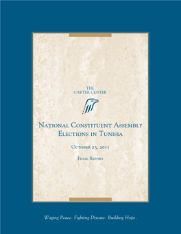 National Constituent Assembly Elections in Tunisia