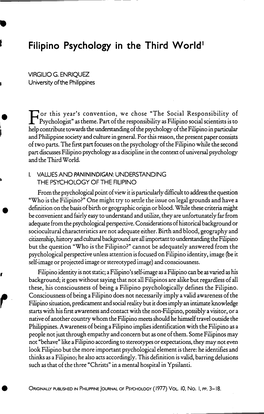 07 Filipino Psychology in the Third World