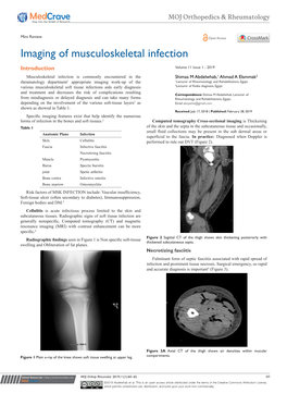 Imaging of Musculoskeletal Infection