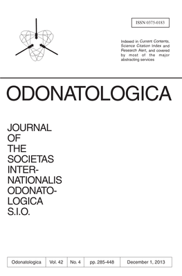 Odonatologica