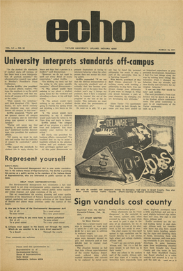 The Echo: March 12, 1971