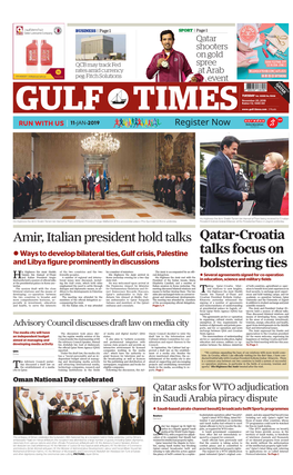 Qatar-Croatia Talks Focus on Bolstering Ties