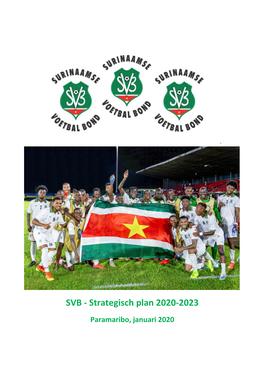SVB - Strategisch Plan 2020-2023 Paramaribo, Januari 2020 INHOUD