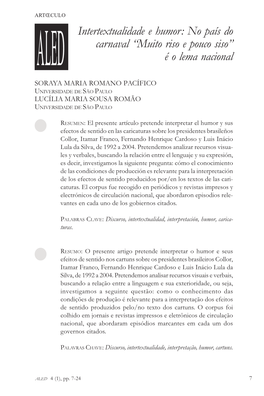 ALED É O Lema Nacional SORAYA MARIA ROMANO PACÍFICO UNIVERSIDADE DE SÃO PAULO LUCÍLIA MARIA SOUSA ROMÃO UNIVERSIDADE DE SÃO PAULO