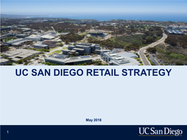 UCSD Retail Strategy