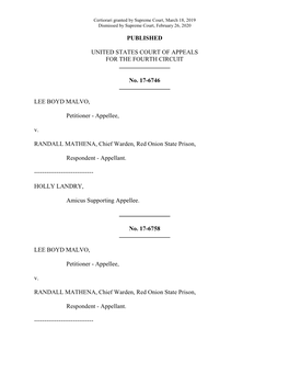 Published United States Court of Appeals for The