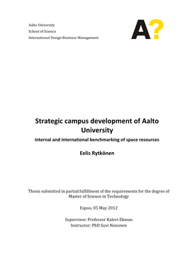 Aalto University in Facts and Figures