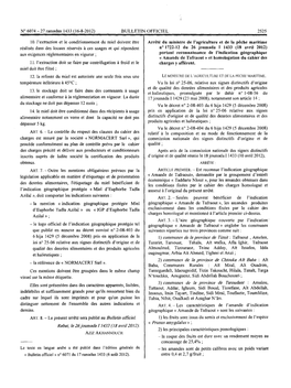 Arrêté Du Ministre De L'agriculture Et De La Pêche Maritime N° 1722