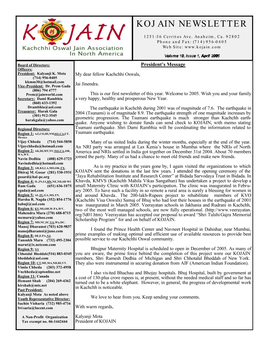 Newsletter March 2005-1