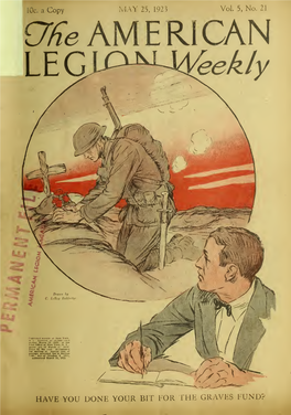 The American Legion Weekly [Volume 5, No. 21 (May 25, 1923)]