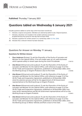 View Questions Tabled on PDF File 0.16 MB