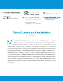 China's Economic and Trade Relations