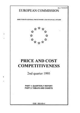 Price and Cost Competitiveness