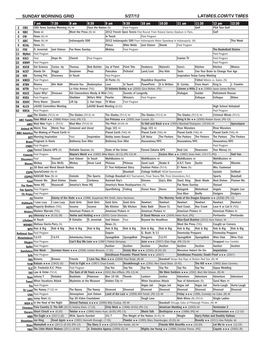 Sunday Morning Grid 5/27/12 Latimes.Com/Tv Times