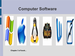 Computer Software