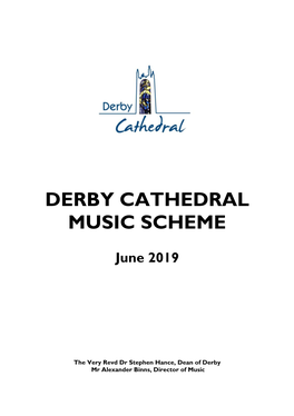 Derby Cathedral Music Scheme