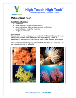 Make a Coral Reef!