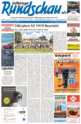 100 Jahre SV 1919 Reurieth