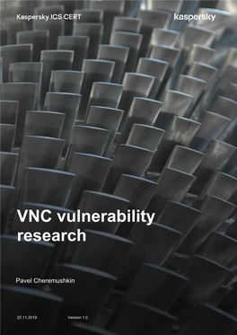 VNC Vulnerability Research