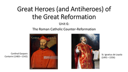Great Heroes of the Great Reformation