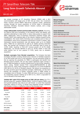 PT Smartfren Telecom Tbk Long-Term Growth Tailwinds Abound