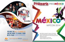 Especial México Mipcom 2014