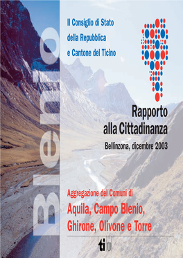 Rapporto Alla Cittadinanza Bellinzona, Dicembre 2003