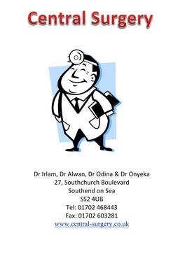 Dr Irlam, Dr Alwan, Dr Odina & Dr Onyeka 27, Southchurch Boulevard