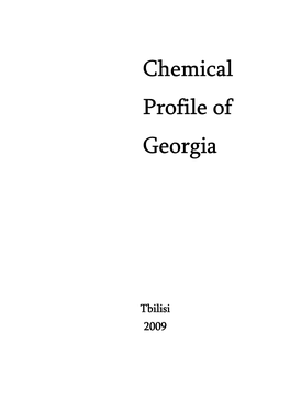 Chemical Profile of Georgia