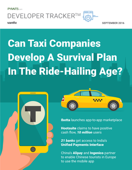 Can Taxi Companies Develop a Survival Plan in the Ride-Hailing Age?