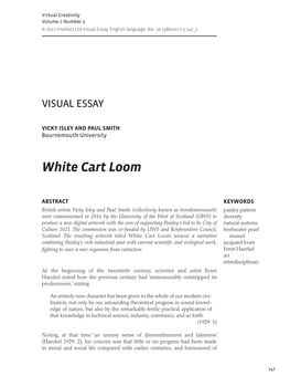 White Cart Loom